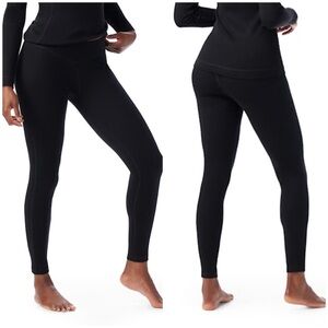 Smartwool Classic Thermal Merino Wool Base Layer Bottom Leggings Black Sz M
